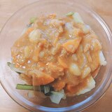 カレーの余りde野菜たっぷり豆腐カレー丼